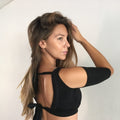 CHOLI de manga corta