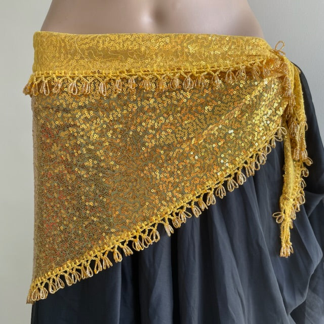 Triangular con borde de mostacilla