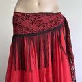 FAJIN con flecos rojo