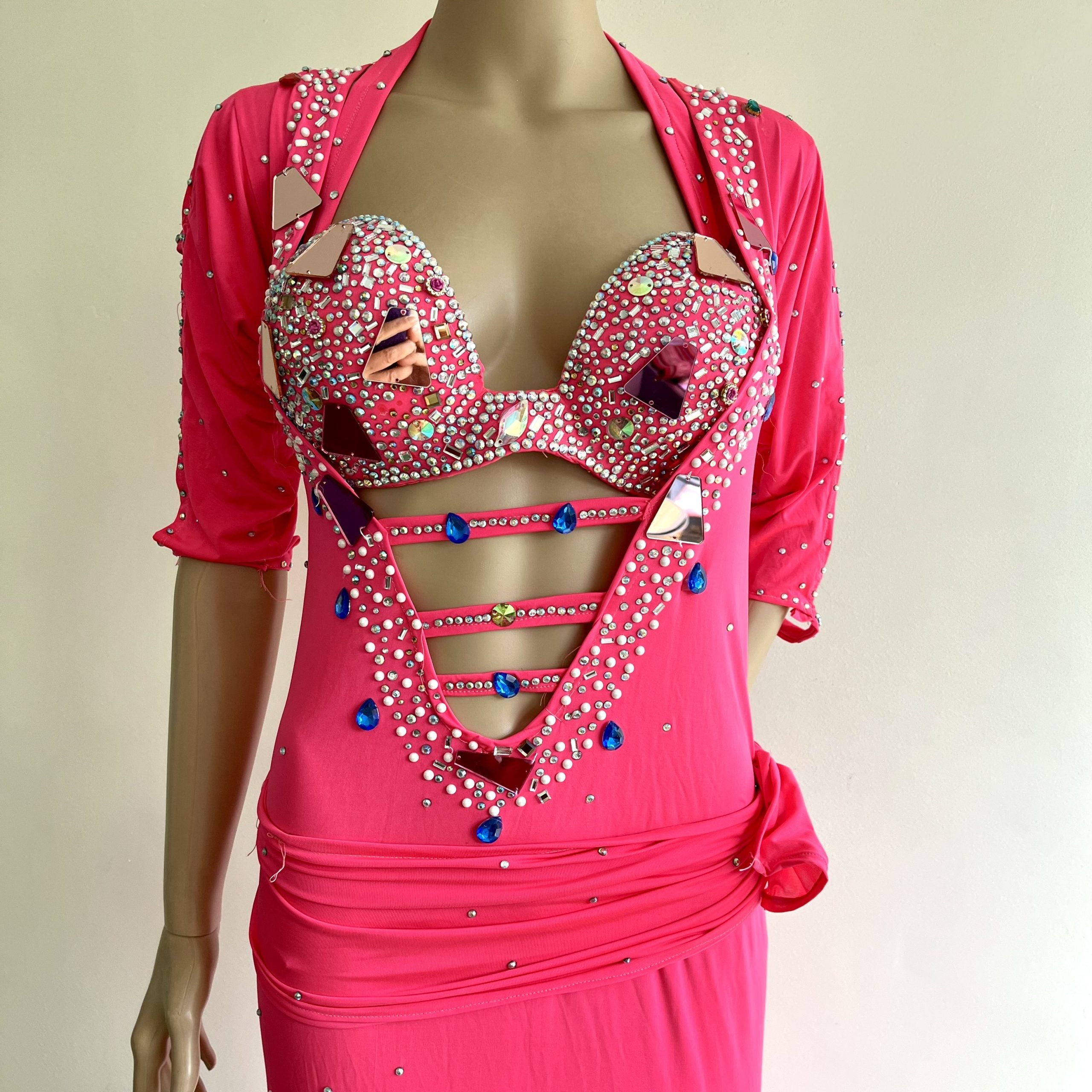 TUNICA BALADI de lycra fucsia
