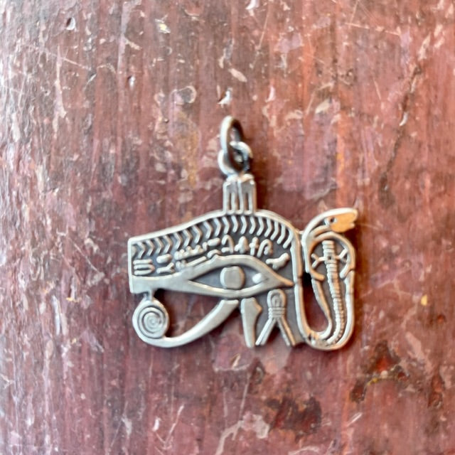 OJO de HORUS mediano con serpiente