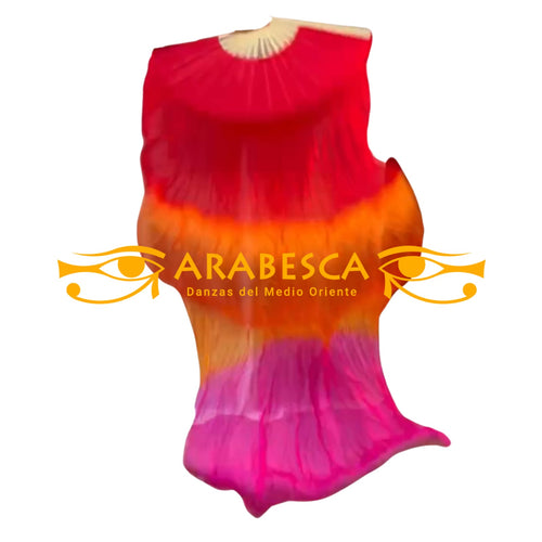 ABANICOS DE SEDA NATURAL 1,50