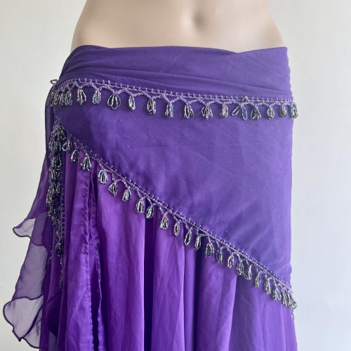 Triangular con borde de mostacilla