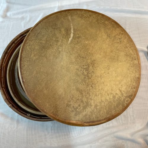 BENDIR madera y cuero 50 cm