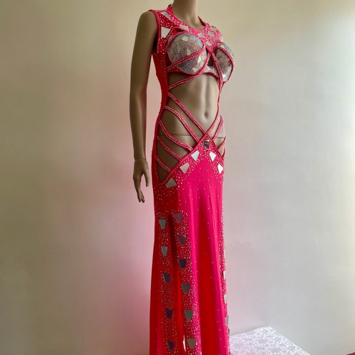 TRAJE 314 rojo neón - Imagen 3