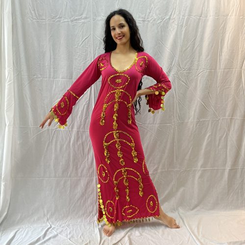 TÚNICA de LUNAS fucsia