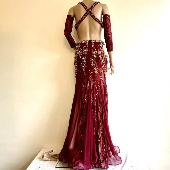 TRAJE burdeos 449 - Imagen 3