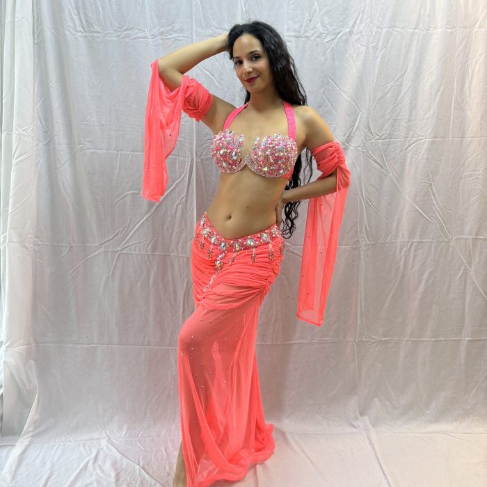 TRAJE 447 coral flúor - Imagen 7