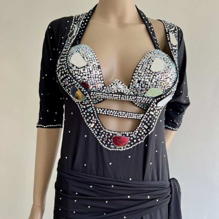TUNICA BALADI de lycra negra - Imagen 2