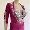 TUNICA BALADI de lycra malva - Imagen 2