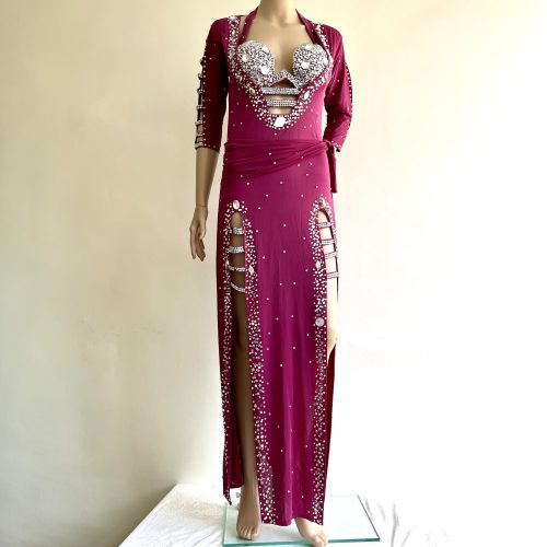 TUNICA BALADI de lycra malva