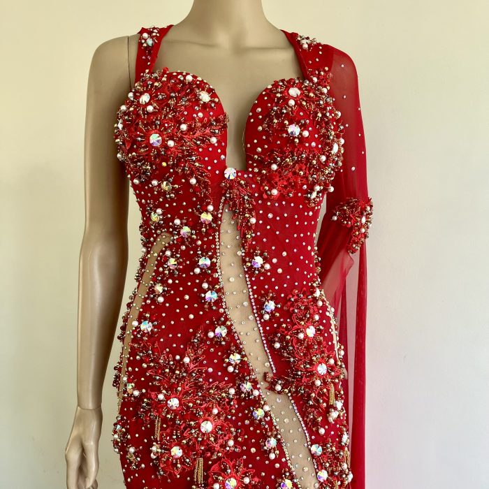 VESTIDO 451 rojo - Imagen 7