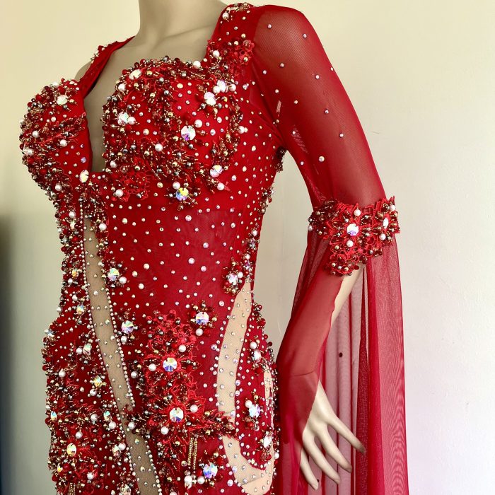 VESTIDO 451 rojo
