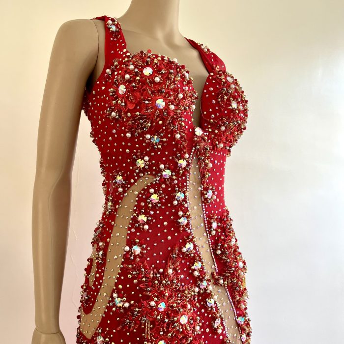 VESTIDO 451 rojo - Imagen 6