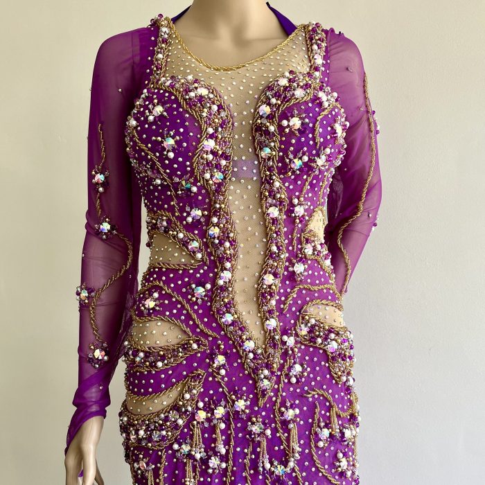 VESTIDO morado 454 - Imagen 2