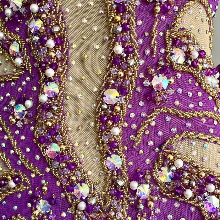VESTIDO morado 454 - Imagen 6