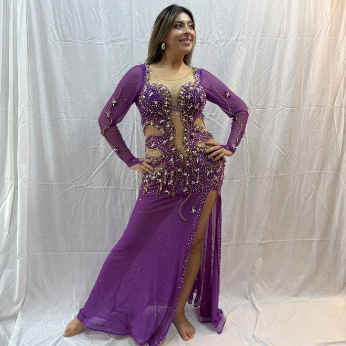 VESTIDO morado 454 - Imagen 7