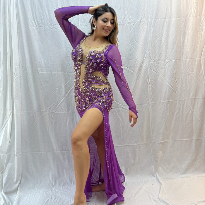 VESTIDO morado 454 - Imagen 9