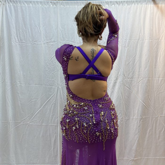 VESTIDO morado 454 - Imagen 8